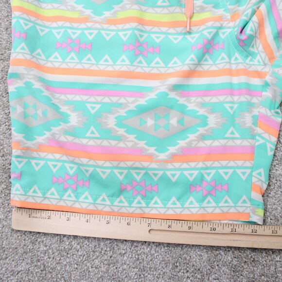 Chubbies Swim Trunks Mens XL Green Geometric Mesh Lined Stretch w/ 7" inseam - Picture 5 of 12